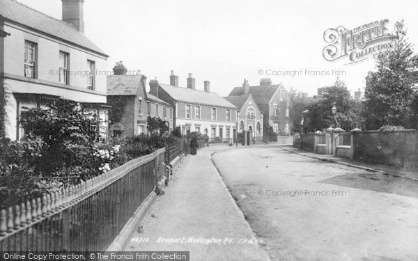 Photo of Newport, Wellington Road 1899