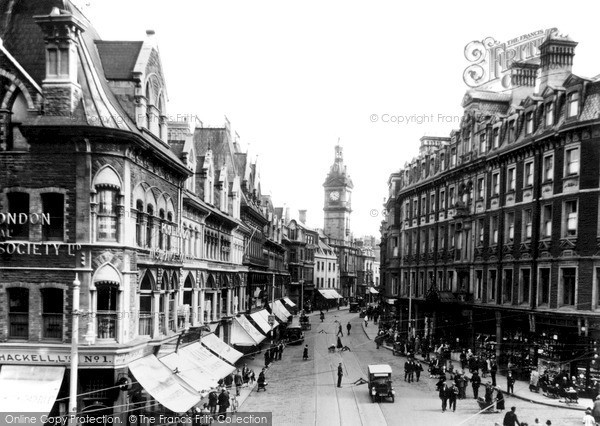 Photo of Newport, Westgate Square, Commercial Street And Town Hall 1932