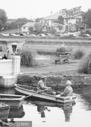 A Couple On Trenance Boating Lake c.1960, Newquay