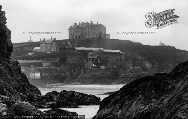 Photo of Newquay, Atlantic Hotel 1922