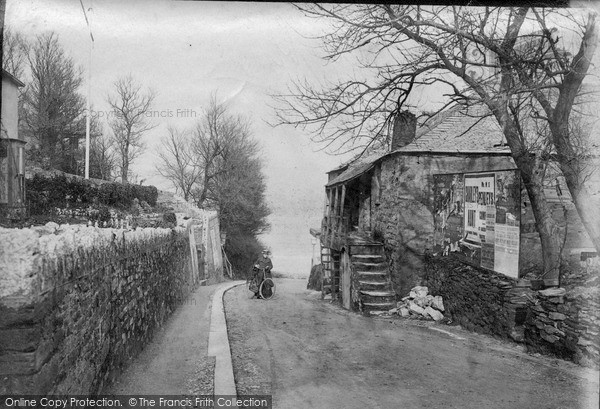 Photo of Newquay, Beach Road, Old Houses c.1900