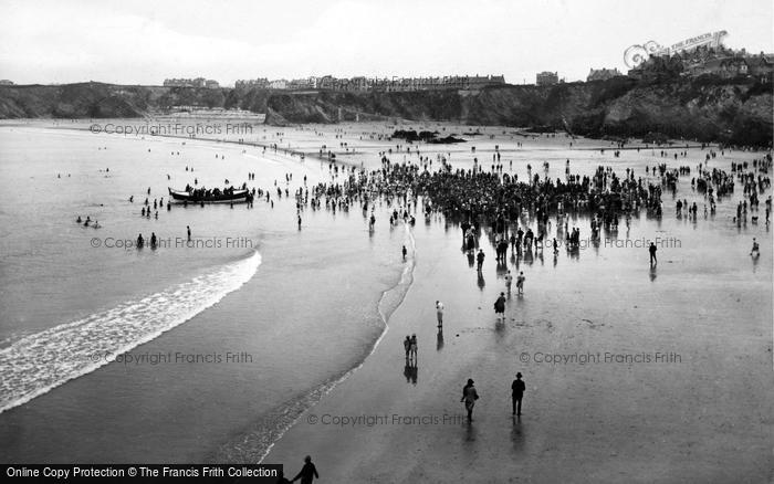 Photo of Newquay, Beaching The Lifeboat 1928