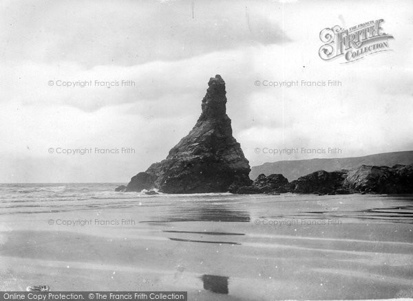 Photo of Newquay, Bedruthan Steps And Queen Bess Rock 1914