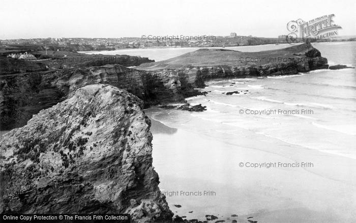 Photo of Newquay, Black Humphries Rock c.1960