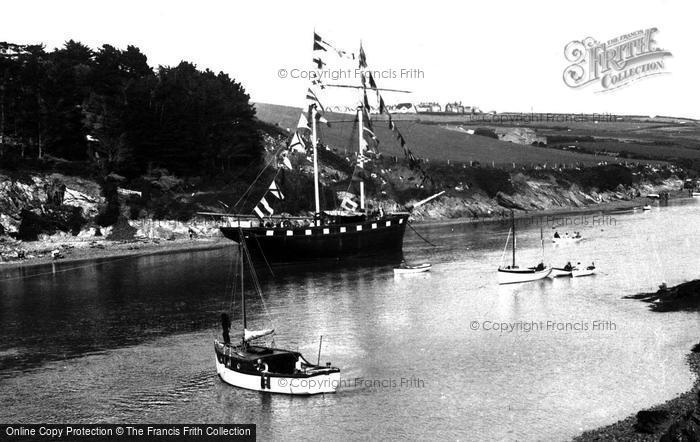 Photo of Newquay, Boats On River Gannel 1928