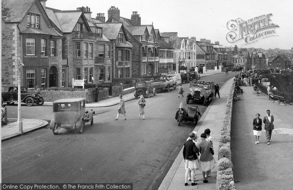 Photo of Newquay, Charabancs At Narrowcliff 1928