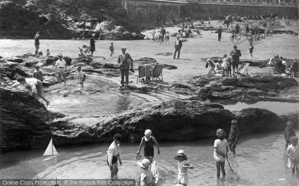 Photo of Newquay, Children Playing 1930