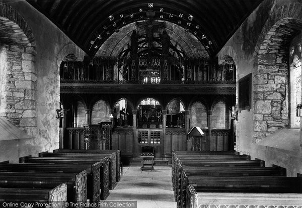 Photo of Newquay, Church Interior 1912