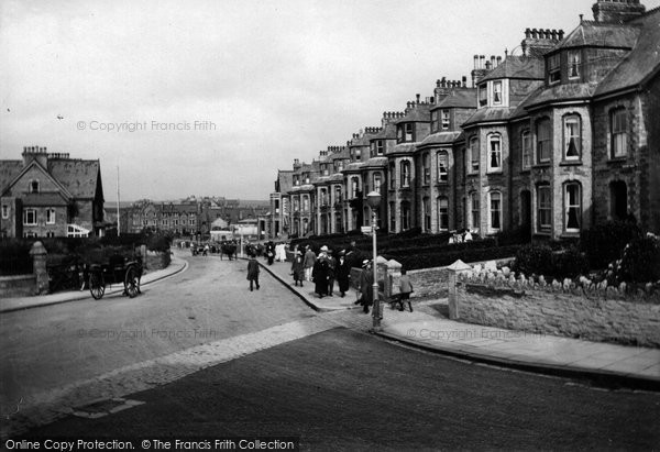 Photo of Newquay, Cliff Road 1918