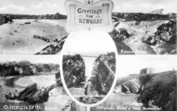 Composite, Greetings From Newquay c.1955, Newquay
