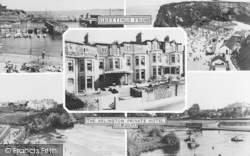 Composite, Greetings From The Arlington Hotel c.1960, Newquay