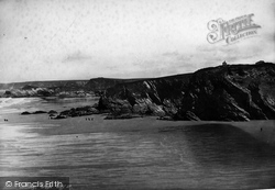 Crigga Cilffs And Sands 1887, Newquay