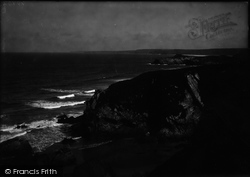 Crigga Cliffs And Porth Headland 1921, Newquay