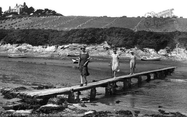 Photo of Newquay, Crossing The Gannel 1925