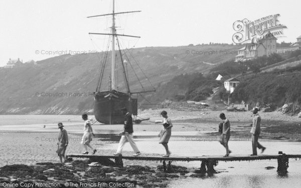Photo of Newquay, Crossing The Gannel 1928
