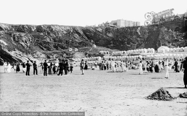 Photo of Newquay, Dancing On The Beach 1912