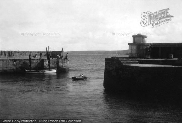 Photo of Newquay, Entrance To Harbour 1921