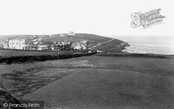 Fistral Bay And Pentire Head 1931, Newquay