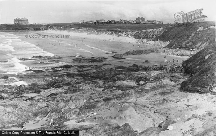 Photo of Newquay, Fistral Bay c.1960