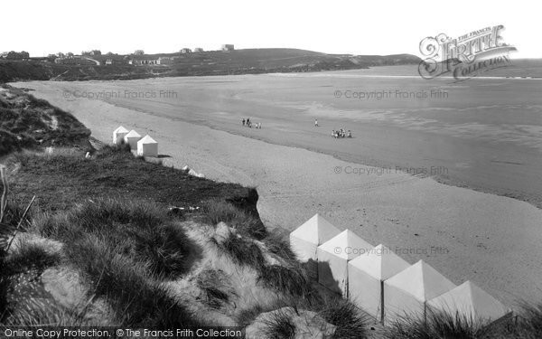 Photo of Newquay, Fistral Bay Sands 1930