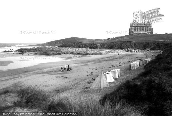 Photo of Newquay, Fistral Beach 1918