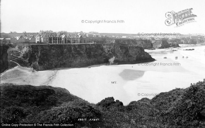 Photo of Newquay, From The Cliffs 1894