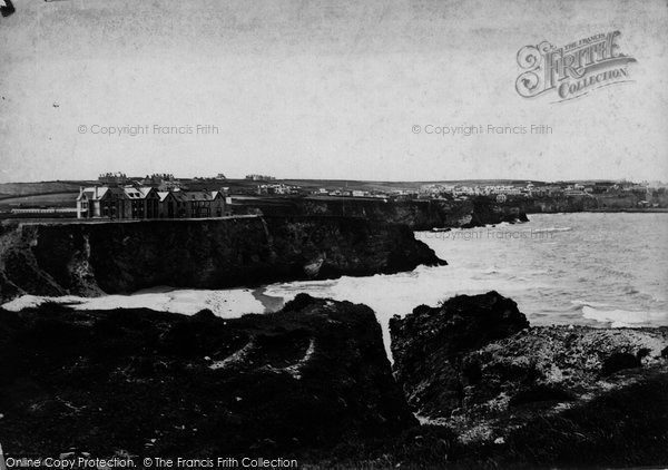 Photo of Newquay, From The East 1887