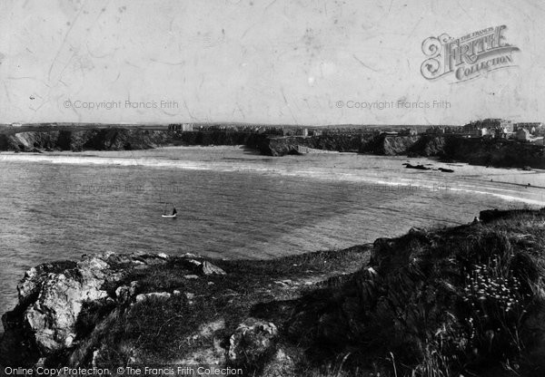 Photo of Newquay, From The Headland 1907