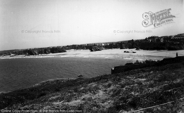 Photo of Newquay, From The Huers Hut c.1960
