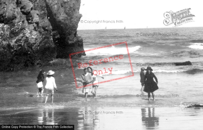 Photo of Newquay, Girls Paddling 1921