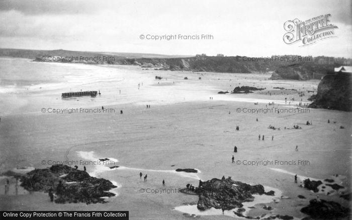 Photo of Newquay, Great Western And Crigga Beaches 1912