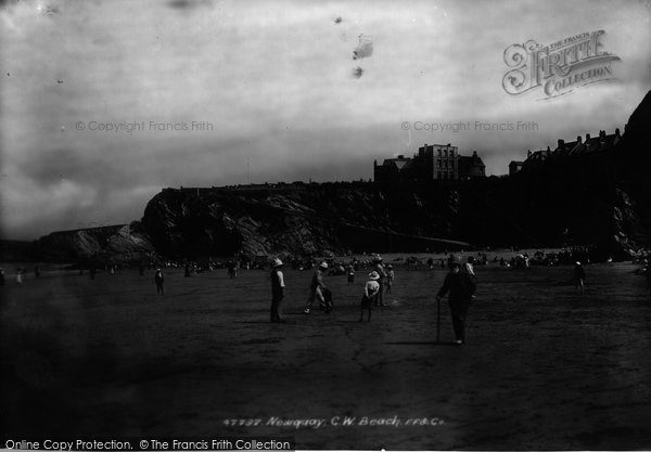 Photo of Newquay, Great Western Beach 1901