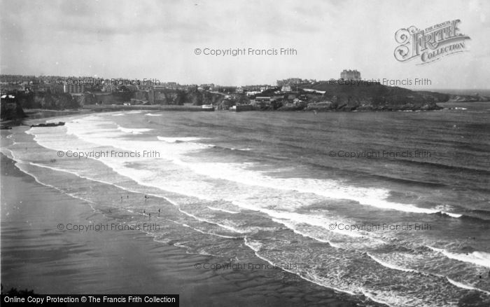 Photo of Newquay, Great Western Beach 1921