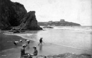 Great Western Beach, Bishop's Rock 1912, Newquay
