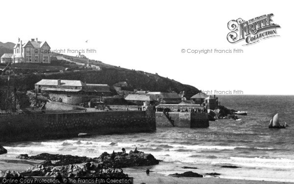 Photo of Newquay, Harbour Entrance 1887