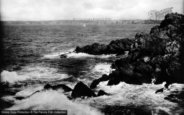 Photo of Newquay, Headland From The Island 1904