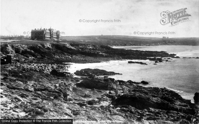 Photo of Newquay, Headland Hotel And Fistral Bay 1901