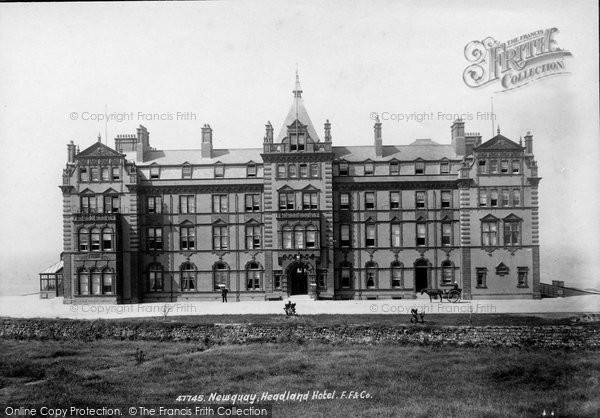 Photo of Newquay, Headland Hotel And Fistral Bay 1901