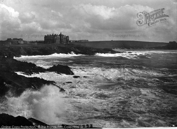 Photo of Newquay, Headland Hotel And Fistral Bay 1921