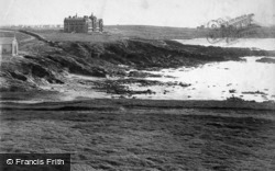 Headland Hotel And Fistral Hotel c.1900, Newquay