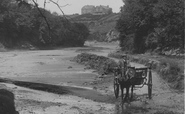 Horse And Trap, Penpol Creek 1918, Newquay