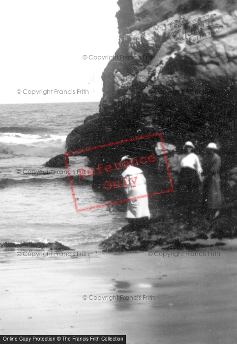 Photo of Newquay, Ladies On The Beach 1921