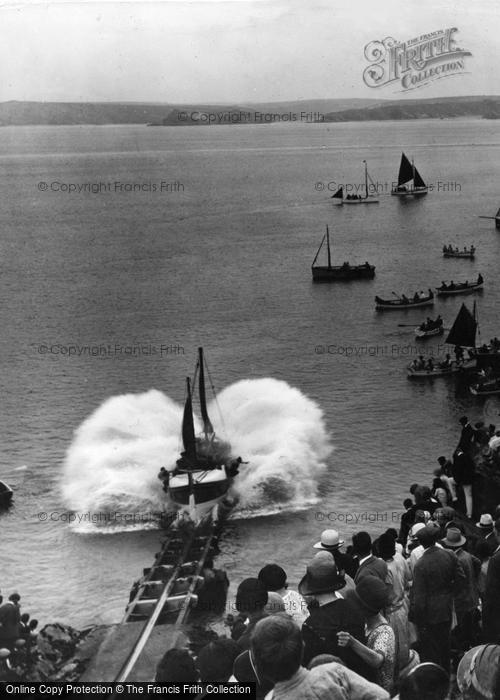 Photo of Newquay, Launching The Lifeboat 1928