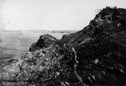 Lookout At Towan Head 1887, Newquay