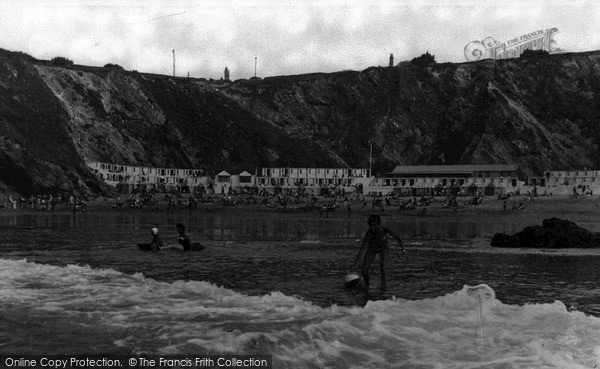 Photo of Newquay, Lusty Glaze Beach c.1960