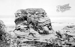 Norwegian Rock At Porth 1914, Newquay