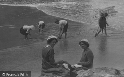 On The Beach 1912, Newquay
