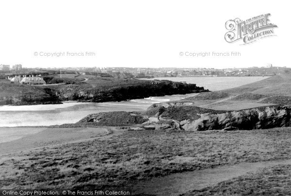 Photo of Newquay, Porth Beach And Glendorgal c.1960