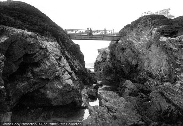 Photo of Newquay, Porth Bridge 1912