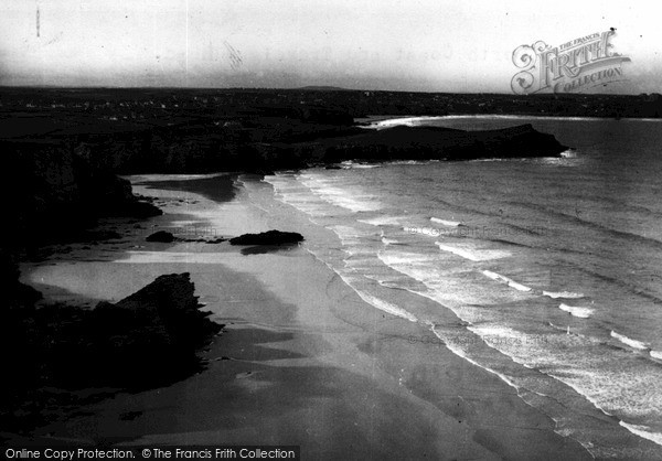 Photo of Newquay, Porth Coast And Trevelgue Head c.1960